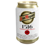 Cerveza rubia lata SAN MIGUEL 1516 33 cl. - Alcampo