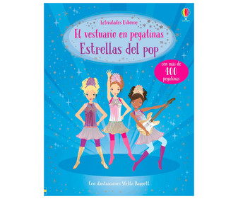 Estrellas del Pop. El vestuario en pegatinas, LUCY BOWMAN. Género actividades. Editorial Usborne. Estrellas del Pop. El vestuario en pegatinas, LUCY BOWMAN. Género actividades. Editorial Usborne.