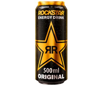 Bebida energética original ROCKSTAR lata de 50 cl. Bebida energética original ROCKSTAR lata de 50 cl.