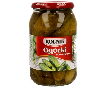 Pepinillos grandes frasco de 450 gramos Pepinillos grandes frasco de 450 gramos