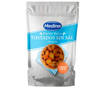 Almendras tostadas con piel y sin sal MEDINA 125 g.