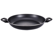 Paellera de acero esmaltado con interior antiadherente Whitford, apta para inducción, 34cm. 6 comensales, ACTUEL.
