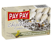 Chipirones rellenos de surimi estilo angulas en aceite de oliva PAY PAY 72 g.
