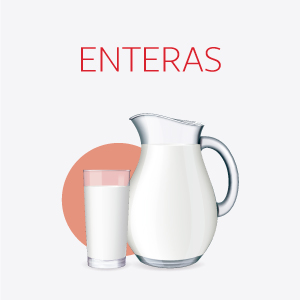 Leches enteras