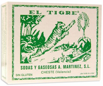 Productopolvo para preparación de bebida refrescante tipo gaseosa EL TIGRE pack 8 unidades 39 g. Productopolvo para preparación de bebida refrescante tipo gaseosa EL TIGRE pack 8 unidades 39 g.