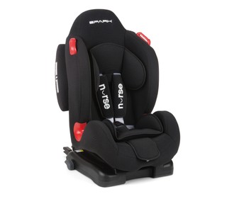 Silla de auto para grupo I/II, ISOFIX, negro, SPARK, NURSE. Silla de auto para grupo I/II, ISOFIX, negro, SPARK, NURSE.