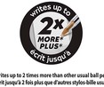 Lote de 27 bolígrafos con capucha de forma triangular, punta mediana y grosor de escritura de 1 milímetro, con tinta de colores, azul, negro, rojo y verde BIC Cristal.