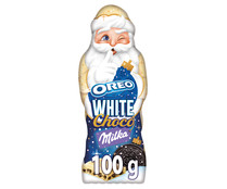Figurita de chocolate blanco y oreo con forma de Papá Noel MILKA 100 g.