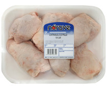 Contramuslos de pollo blanco, limpios y con piel NORAVE Bandeja familiar