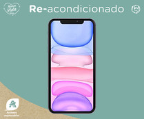 Smartphone 15,49 cm (6,1") iPhone 11 purple (REACONDICIONADO), Chip A13 Bionic, 64GB, 12+12 Mpx, vídeo en 4K, iOS 15.