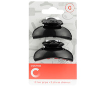 Pinza de tamaño grnade para cabello COSMIA 2 uds.