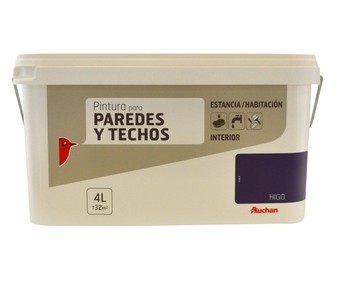 Pintura plástica de color morado 4 litros Pintura plástica de color morado 4 litros