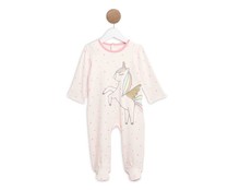 Pijama pelele de algodón para bebé IN EXTENSO, talla 62.