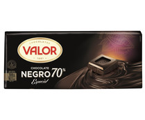 Chocolate negro 70% cacao especial VALOR 300 g. 