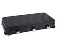 Cocina gas portátil JATA JECG2703 3 quemadores, tapa protectora extraíble.