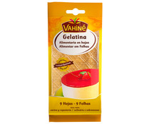 Gelatina VAHINE 9 hojas 17 g.