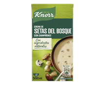 Crema de setas del Bosque con champiñones KNORR 500 ml.