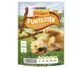 Snack para perros con aroma a queso y bacon FRISKIES FUNTASTIX 175 g.