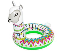 Flotador hinchable con forma de alpaca de colores, 113x109cm., BESTWAY. Flotador hinchable con forma de alpaca de colores, 113x109cm., BESTWAY.