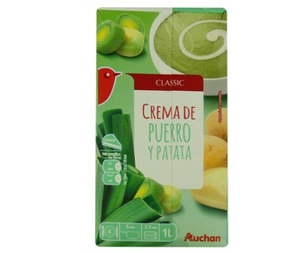 Crema de puerro brik de 1 litro Crema de puerro brik de 1 litro