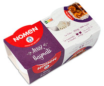 Arroz basmati, vasitos NOMEN 2 x 125 g.