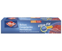 Bolsas de congelación medianas y grandes ALBAL Ziploc 20 uds.