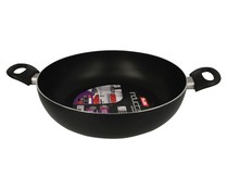 Sartén honda de  28cm. con doble recubrimiento antiadherente, apta para inducción, Inducta IBILI.