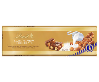 Chocolate con leche y avellanas 300 g.