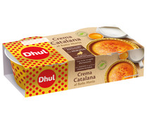 Crema catalana elaborado al baño maria con leche recogida diariamente DHUL 2 x 100 g.
