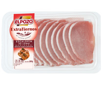 Bandeja con escalopines de lomo de cerdo marinados EL POZO Extratiernos 300 g.