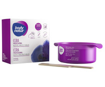 Cera especial microondas, para rostro, ingles y axilas BODY NATUR 100 g. Cera especial microondas, para rostro, ingles y axilas BODY NATUR 100 g.