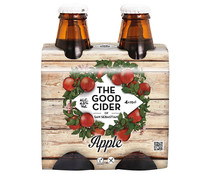 Sidra natural de manzana, elaborada sin gluten en Navarra THE GOOD CIDER 4 x 25 cl. - Alcampo