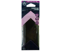 Reparador termoadhesivo para telas de punto color negro, 45x12cm., STYLE. Reparador termoadhesivo para telas de punto color negro, 45x12cm., STYLE.
