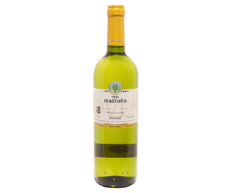Vino blanco con denominación de origen Vinos de Madrid VEGA MADROÑO botella de 75 cl. Vino blanco con denominación de origen Vinos de Madrid VEGA MADROÑO botella de 75 cl.