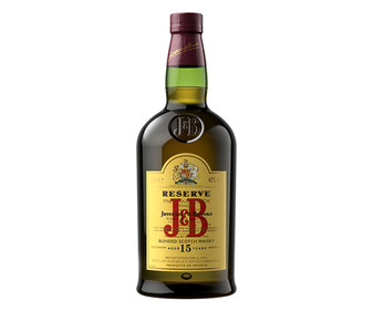 Whisky blended escocés reserva 15 años J&B botella de 70 cl. Whisky blended escocés reserva 15 años J&B botella de 70 cl.