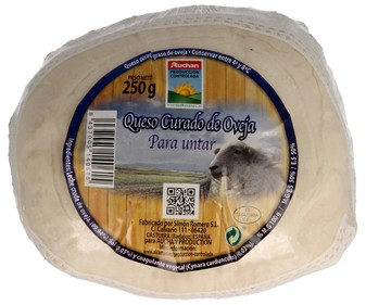 Queso de untar de oveja curado 250 gramos Queso de untar de oveja curado 250 gramos