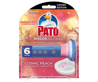 Aparato para discos WC PATO COSMIC PEACH 36 ml. Aparato para discos WC PATO COSMIC PEACH 36 ml.