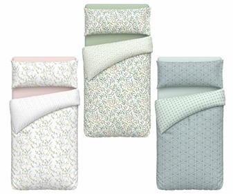 Juego de funda nórdica de microfibra para cama de 90 cm, ACTUEL. Modelos surtidos, 1 unidad.
