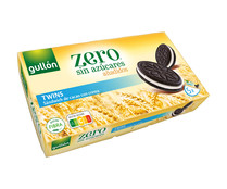Galletas de cacao rellena de crema sin azúcares añadidos GULLÓN ZERO 210 g.