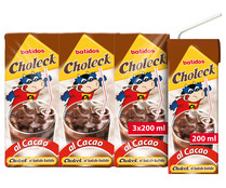 Batido de chocolate CHOLECK 3 x 200 ml.