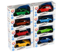 Coche licencias metálico en miniatura a escala 1:43 ONE TWO FUN ALCAMPO.