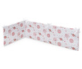 Protector para cuna, color rosa, INTERBABY Space.