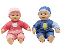 Muñeco bebé mimoso con cuerpo blandito, ONE TWO FUN ALCAMPO.