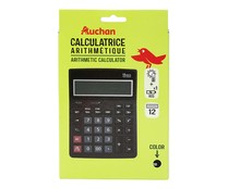 Calculadora aritmética 12 dígitos, color negro, PRODUCTO ALCAMPO.