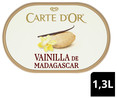 Tarrina de helado de vainilla 100% natural de Madagascar CARTE D´OR Les classiques 1.3 l.