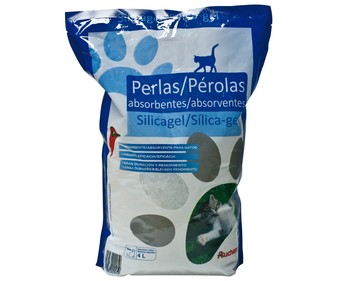 Gel de sílice absorbente para gato 4 kilogramos Gel de sílice absorbente para gato 4 kilogramos