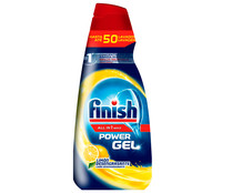 Detergente líquido para lavavajillas aroma limón FINISH 50 lav.1 l.