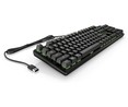 Teclado gaming HP Pavilion 550 (9LY71AA), mecánico, iluminación Led, antighosting, conexión Usb.