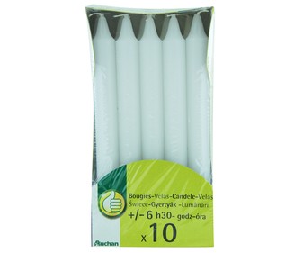 Velas decorativas 10 unidades Velas decorativas 10 unidades