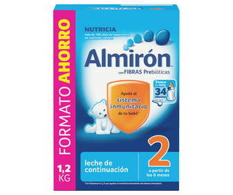 Leche (2) de continuación a partir de 6 meses ALMIRÓN 1200 g. Leche (2) de continuación a partir de 6 meses ALMIRÓN 1200 g.